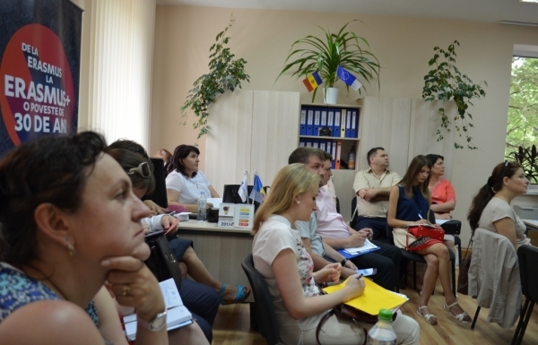 Profesori de la universitățile din Comrat și Tiraspol, informați despre Erasmus+