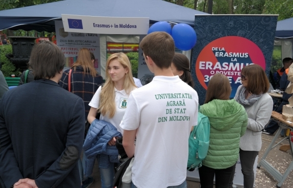 Erasmus+ Moldova a participat la o nouă ediție a Orășelului European