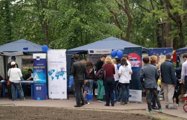 Erasmus+ Moldova a participat la o nouă ediție a Orășelului European