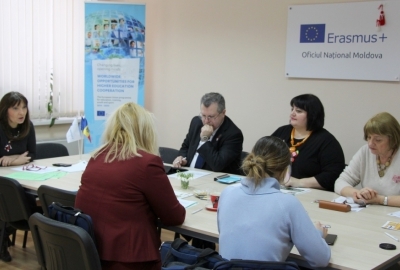 Oficiul Național Erasmus+ a organizat o ședință de lucru membrii echipei HEREs 
